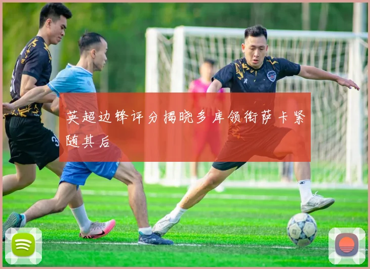 英超边锋评分揭晓多库领衔萨卡紧随其后